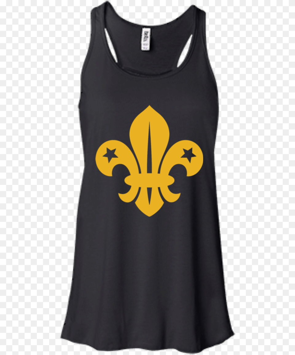 New Orleans Saints Logo Hoodies Sweatshirts Chief Scout Silver Award, Clothing, Tank Top, T-shirt Png Image