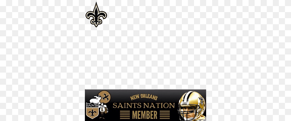 New Orleans Saints Naition Facebook Group New Orleans Saints Mason Jar Glass With Lid, Helmet, American Football, Football, Person Png