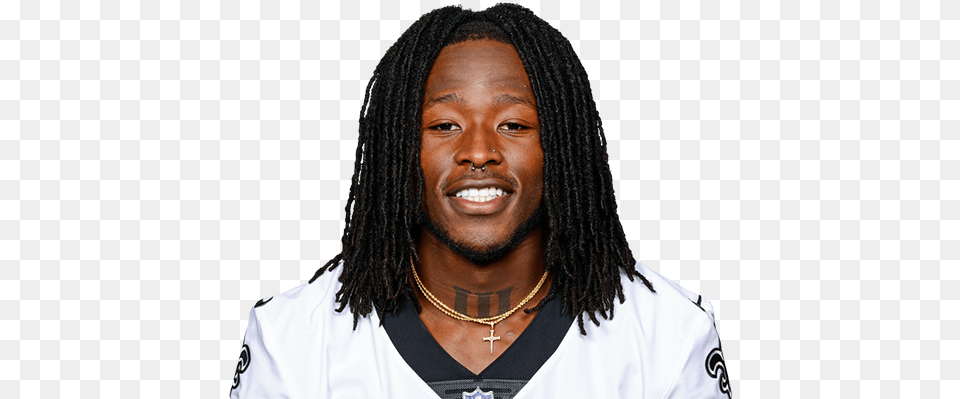 New Orleans Saints News Scores Schedule Roster The Alvin Kamara, Head, Face, Person, Adult Free Transparent Png