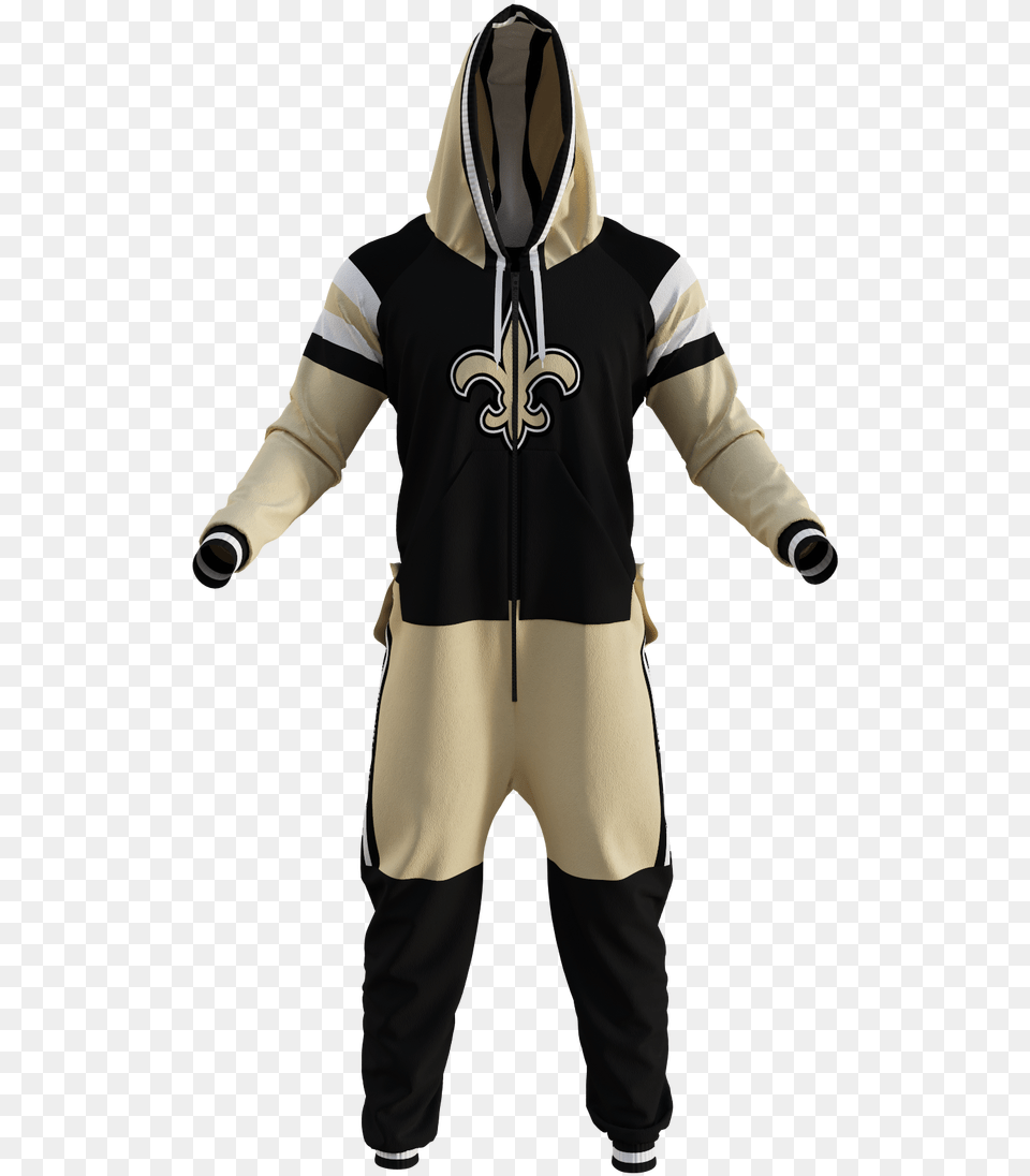 New Orleans Saints Nfl Onesie Steelers Onesie, Clothing, Hood, Hoodie, Knitwear Free Transparent Png