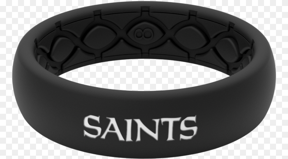 New Orleans Saints Silicone Wedding Ring Lifetime Warranty Solid, Accessories, Bracelet, Jewelry Free Png Download