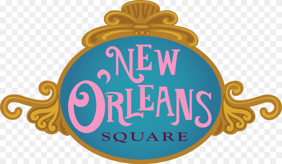 New Orleans Square, Logo, Text Free Png