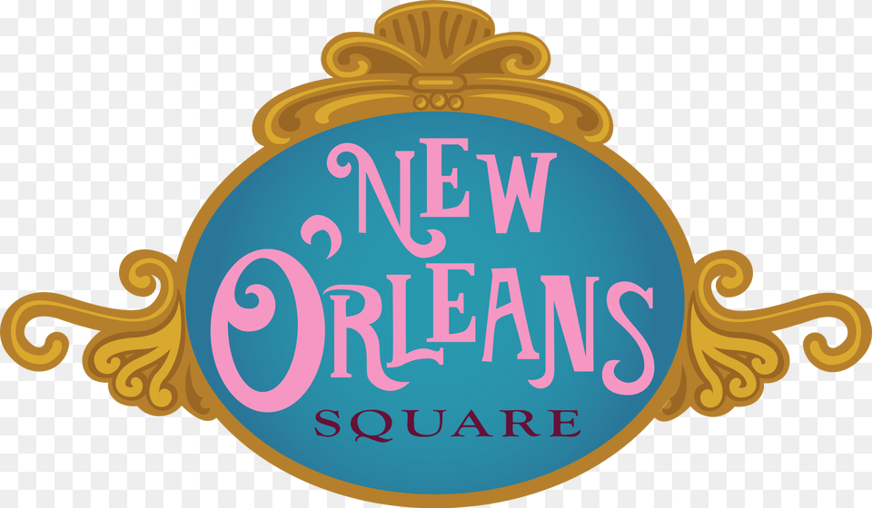 New Orleans Square Disneyland New Orleans Square Logo New Orleans Square, Text Png
