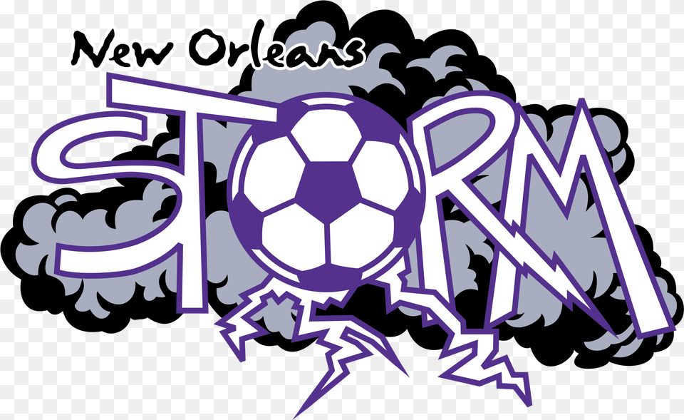 New Orleans Storm Logo New Orleans Storm, Ball, Football, Soccer, Soccer Ball Free Transparent Png