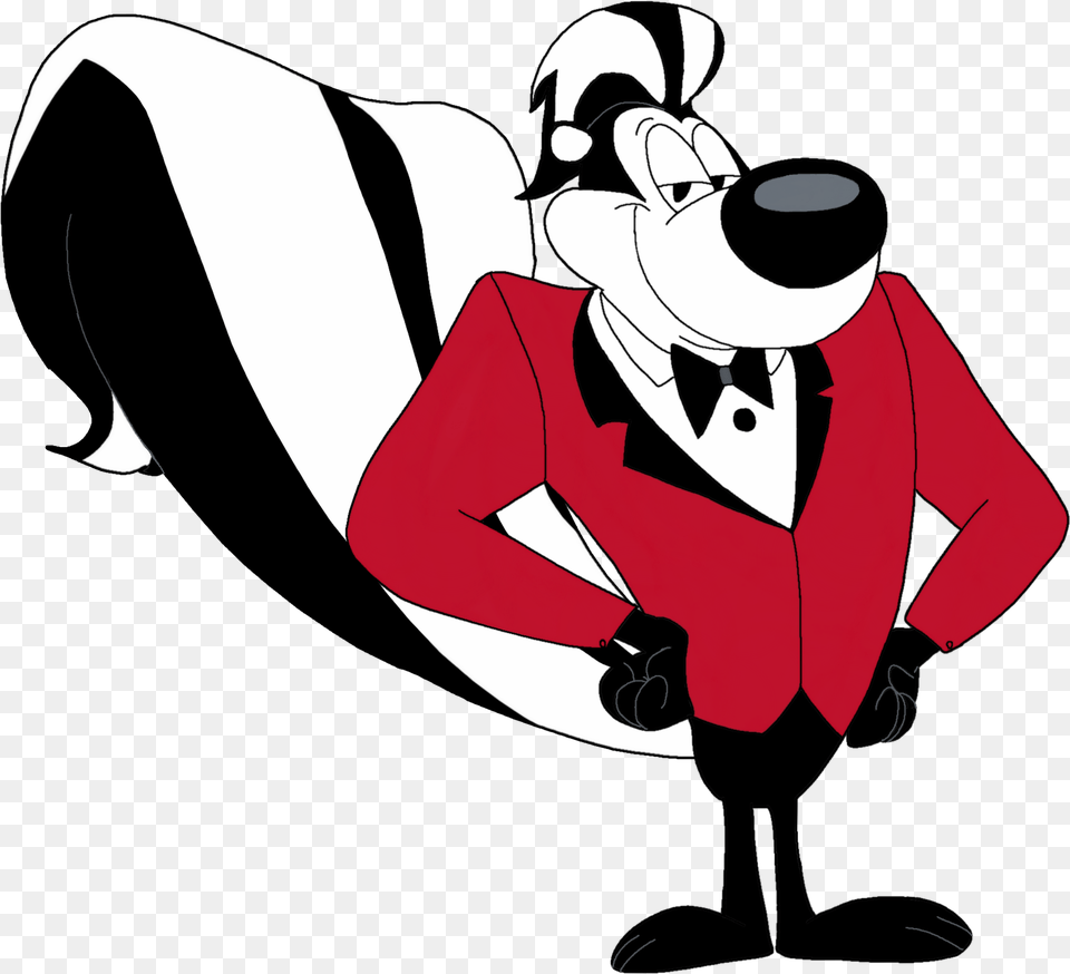 New Pepe Le Pew, Clothing, Formal Wear, Suit, Tuxedo Free Transparent Png