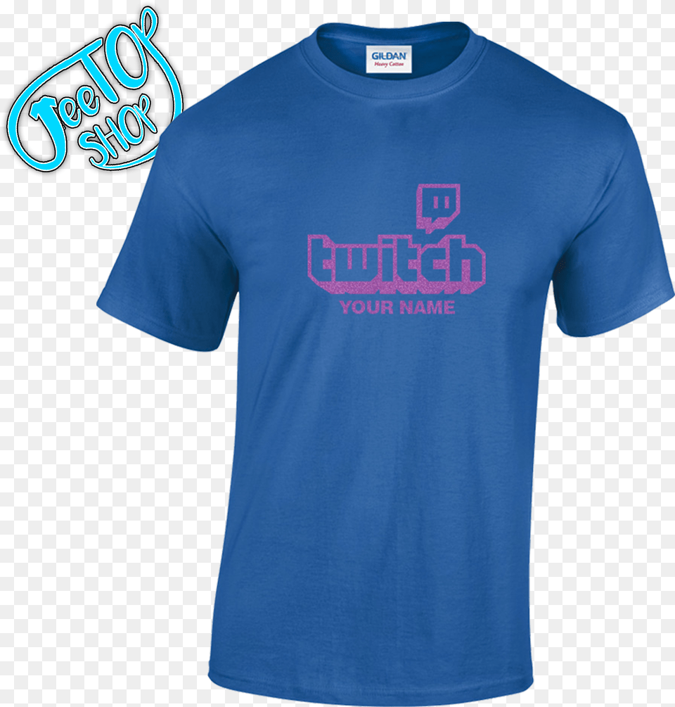 New Personalised Sparkle Twitch Gaming Transparent Shirt, Clothing, T-shirt Free Png Download