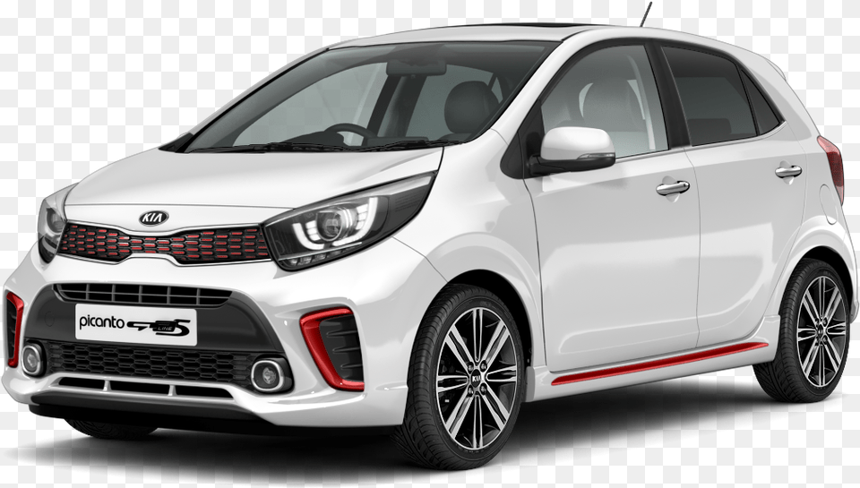 New Picanto Picanto Gt Line White, Car, Sedan, Transportation, Vehicle Png Image