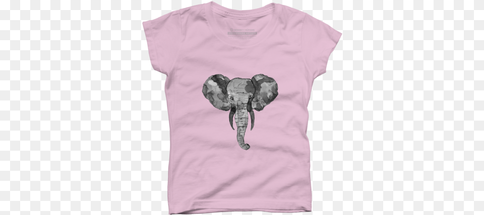 New Pink Elephant T Shirts Design By Humans Giant Panda, Clothing, T-shirt, Shirt, Baby Free Transparent Png