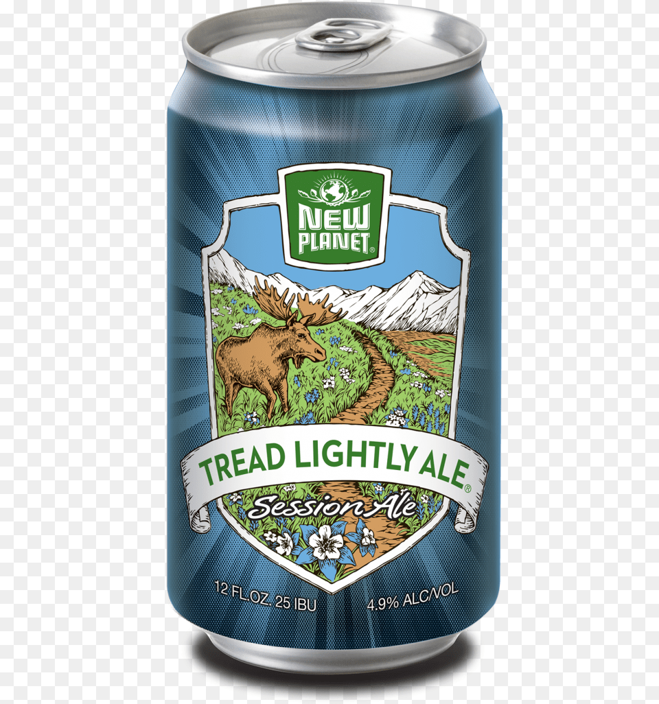 New Planet Beer Gluten Free And Reduced From New Planet Tread Lightly, Alcohol, Beverage, Lager, Tin Png