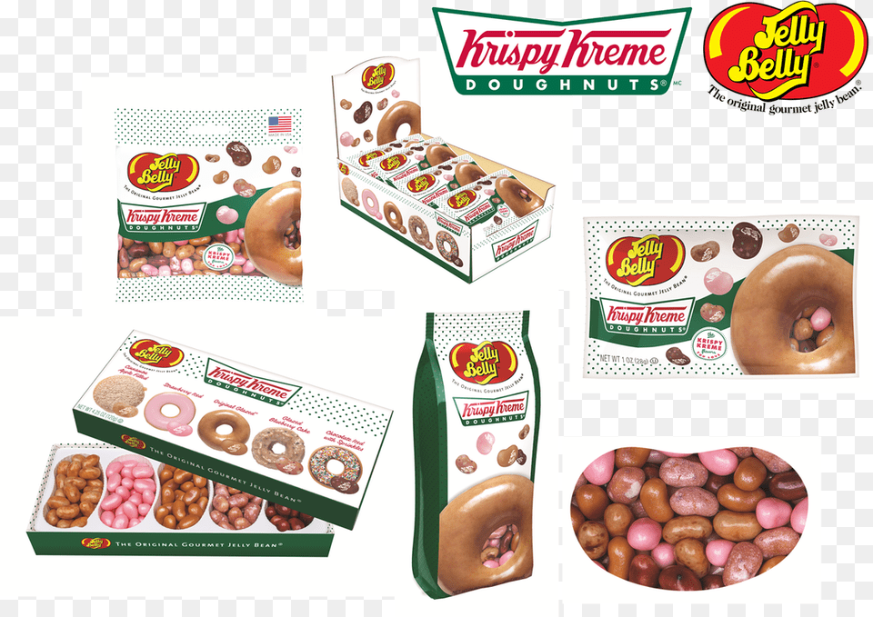 New Products Krispy Kreme Jelly Belly Flavors, Food, Sweets, Donut Free Transparent Png