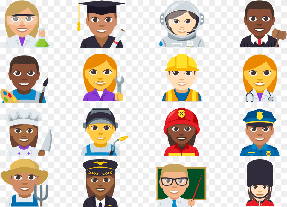 New Professions Are Now Available Each For Male Emoji Professions, Person, People, Woman, Adult Free Png