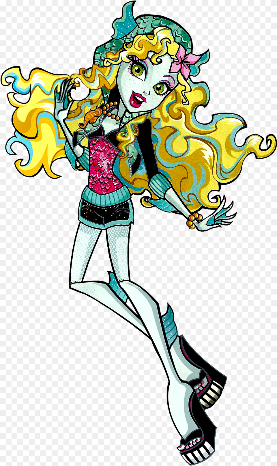 New Profile Art Blue Artwork Monster High Birthday Lagoona Blue Art, Graphics, Book, Comics, Publication Png Image