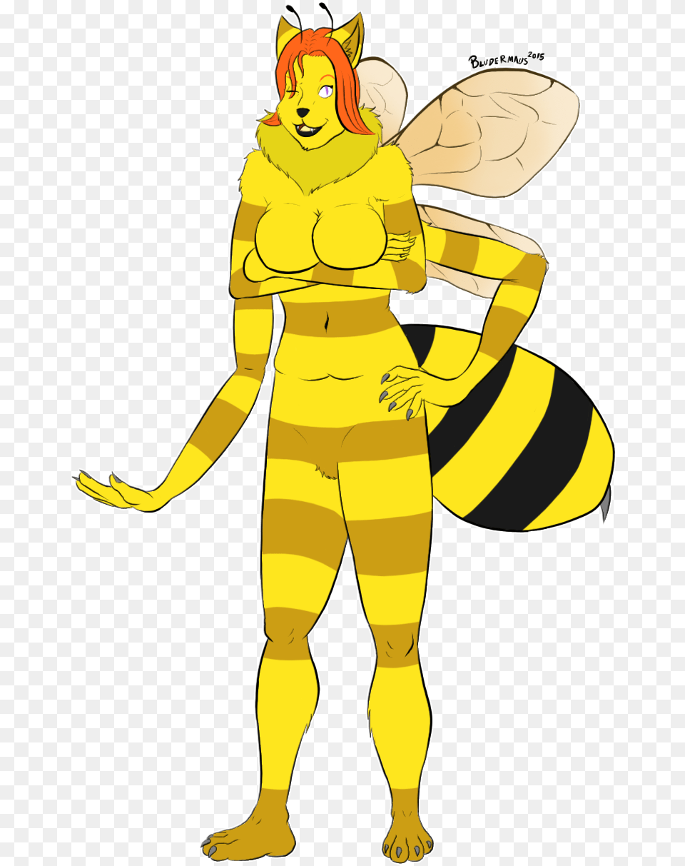 New Queen Bee In The Hive Cartoon, Animal, Invertebrate, Insect, Wasp Png Image