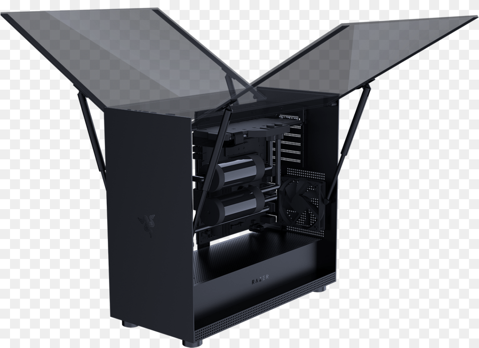 New Razer Tomahawk Pc Gaming Chassis With Chroma Lighting New Razer Pc Case, Computer Hardware, Electronics, Hardware, Computer Free Png