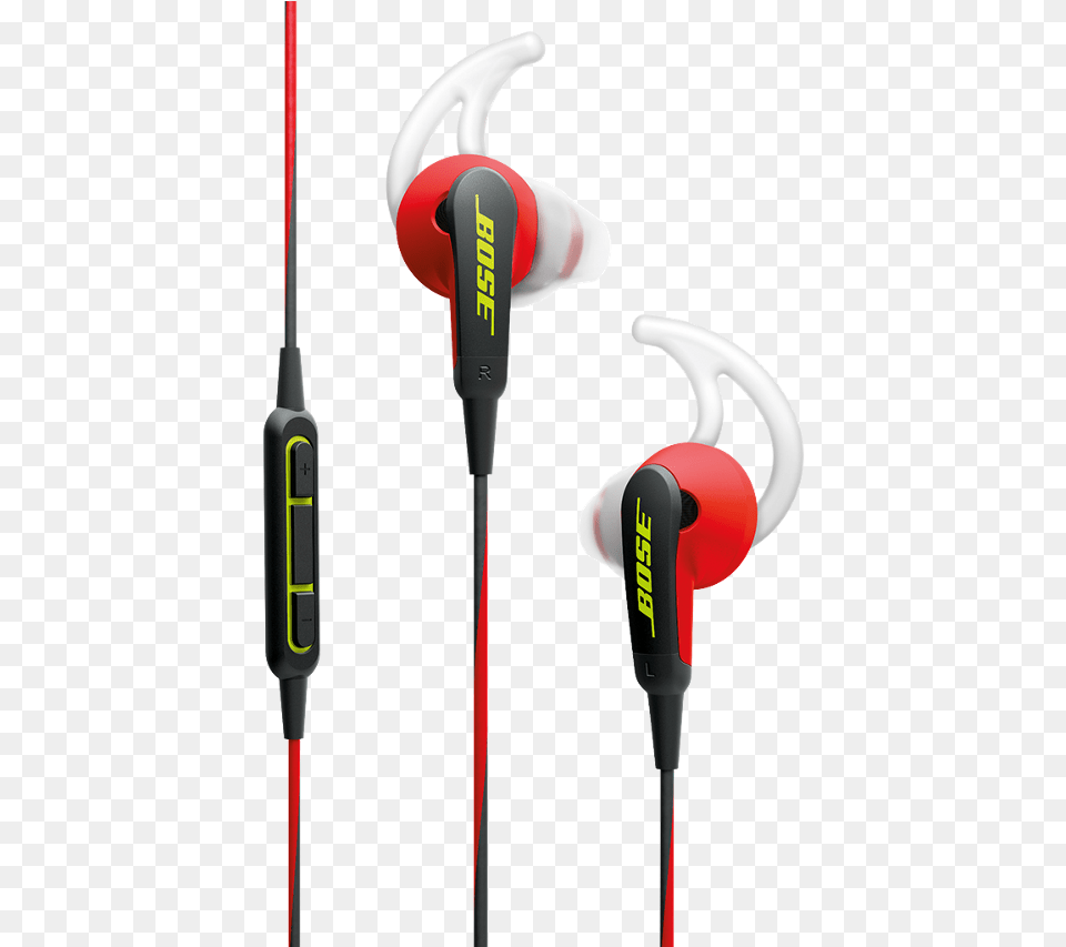 New Red Bose Soundsport Ie In Ear Headphonesmobile Bose In Ear Headphones Red, Electronics, Appliance, Blow Dryer, Device Free Transparent Png