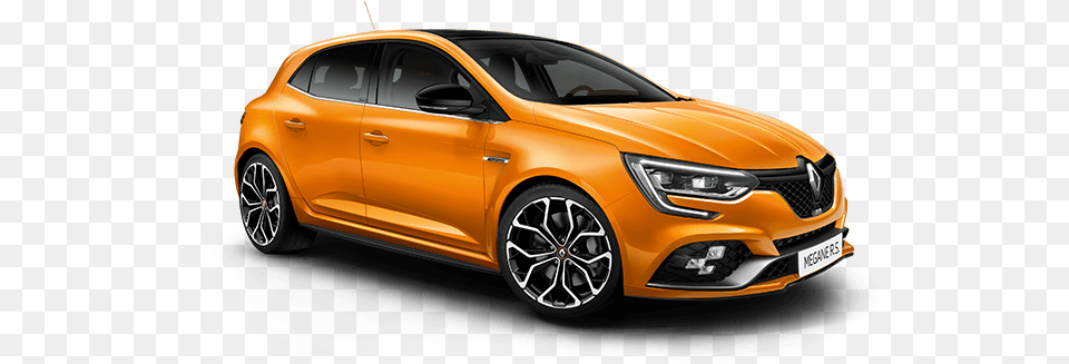 New Renault Megane Renaultsport Deals Retail Clio Megane Rs Orange, Car, Vehicle, Transportation, Sedan Free Transparent Png