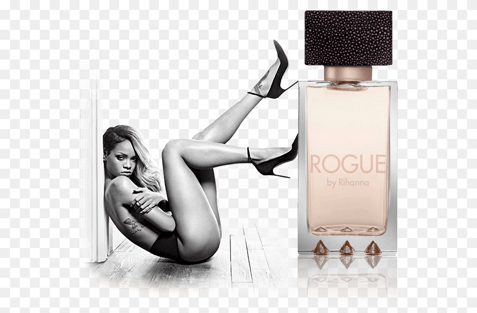 New Riri Fragrance Will Join Her Expansive Rihanna Rogue 30ml Edp Spray, Footwear, Bottle, Clothing, Shoe Free Png