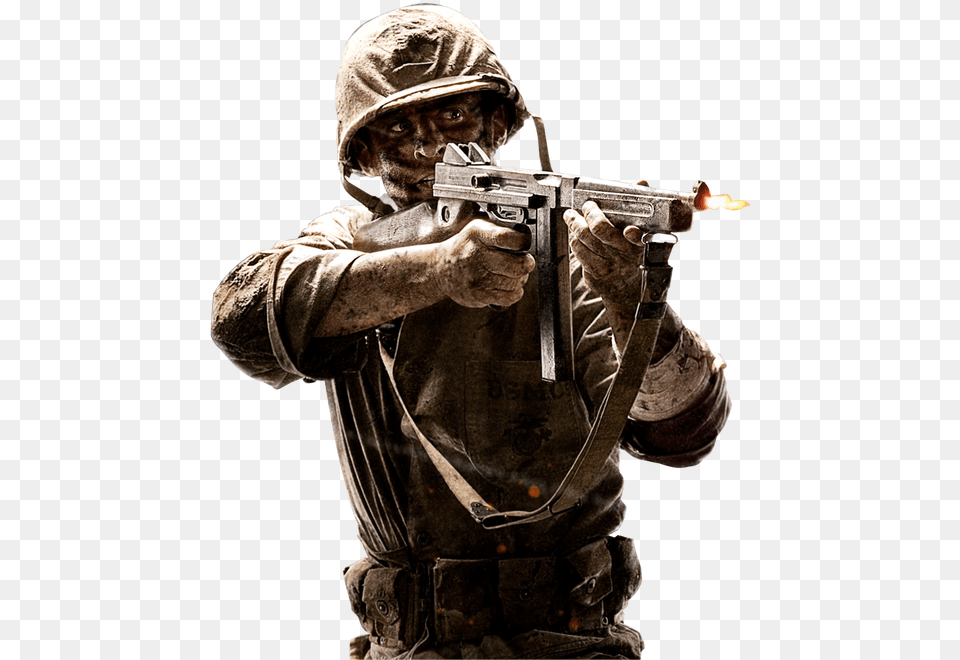 New Rumours Emerge For Next Call Of Duty Codenamed World War 2 Iphone, Weapon, Firearm, Rifle, Person Free Transparent Png
