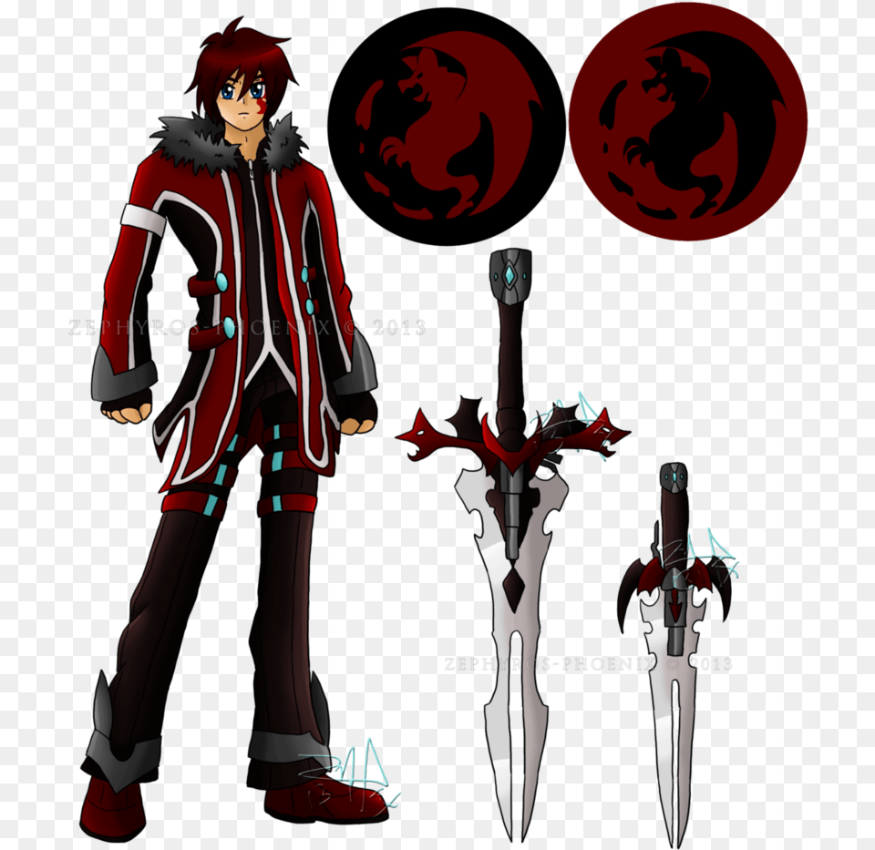 New Rwby Oc He Is Ruby39s Boyfriend Fan Made Rwby Character, Weapon, Sword, Adult, Person Free Png
