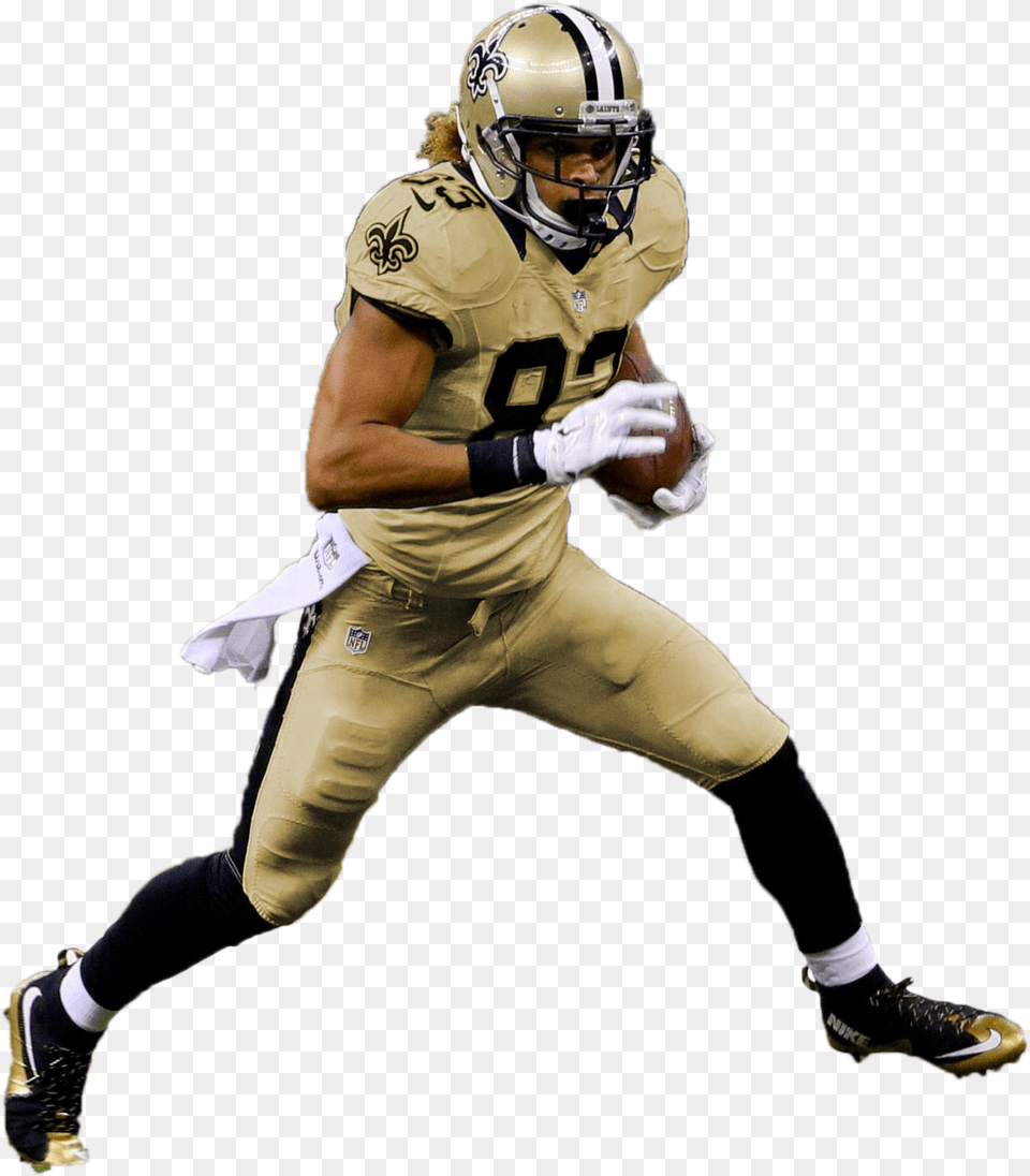 New Saints Color Rush, Sport, Playing American Football, Person, Helmet Free Png