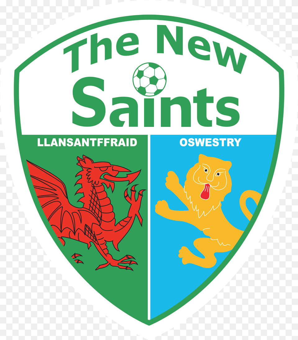New Saints Fc Logo Download New Saints Logo, Symbol, Badge, Animal, Bird Png Image