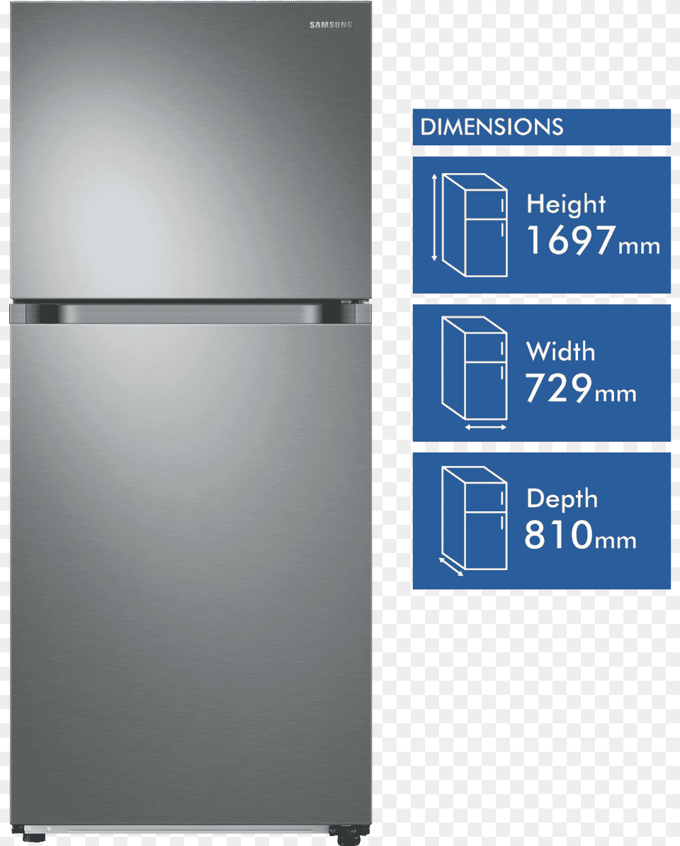 New Samsung Sr519lstc 525l Top Mount Refrigerator Refrigerator, Device, Appliance, Electrical Device Free Png Download