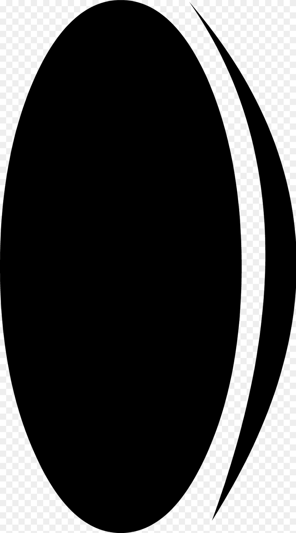 New Scared Eye Circle, Gray Png