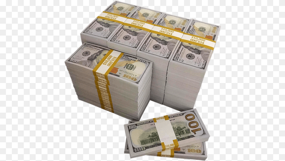 New Series Full Print Stacks New 100 Dollar Bill, Book, Money, Publication, Baby Png Image