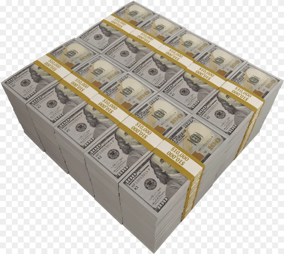 New Series Full Print Stacks New 100 Dollar Bill, Money, Adult, Female, Person Png Image