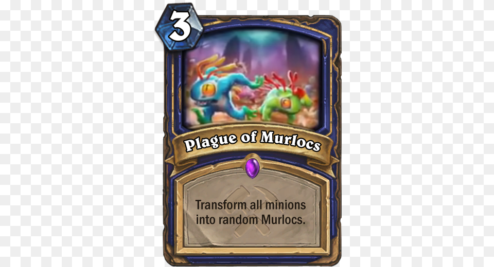 New Shaman Card Plague Of Murlocs Card Discussion Hearthstone Fan Made Cards, Baby, Person, Game Free Transparent Png