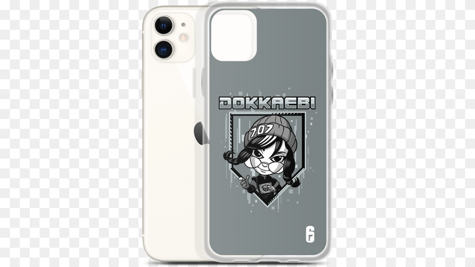 New Six Siege Chibis Gear Ready For Deployment Mobile Phone Case, Publication, Book, Comics, Person Free Transparent Png