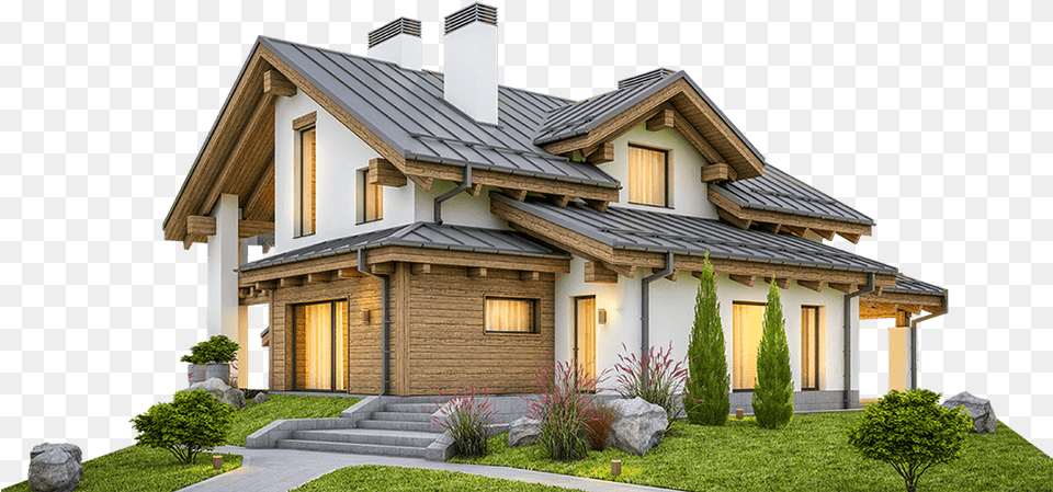 New Sloped Roofs Prodaja Nekretnina U Vlasnitvu Banke, Architecture, Building, Cottage, Grass Free Transparent Png