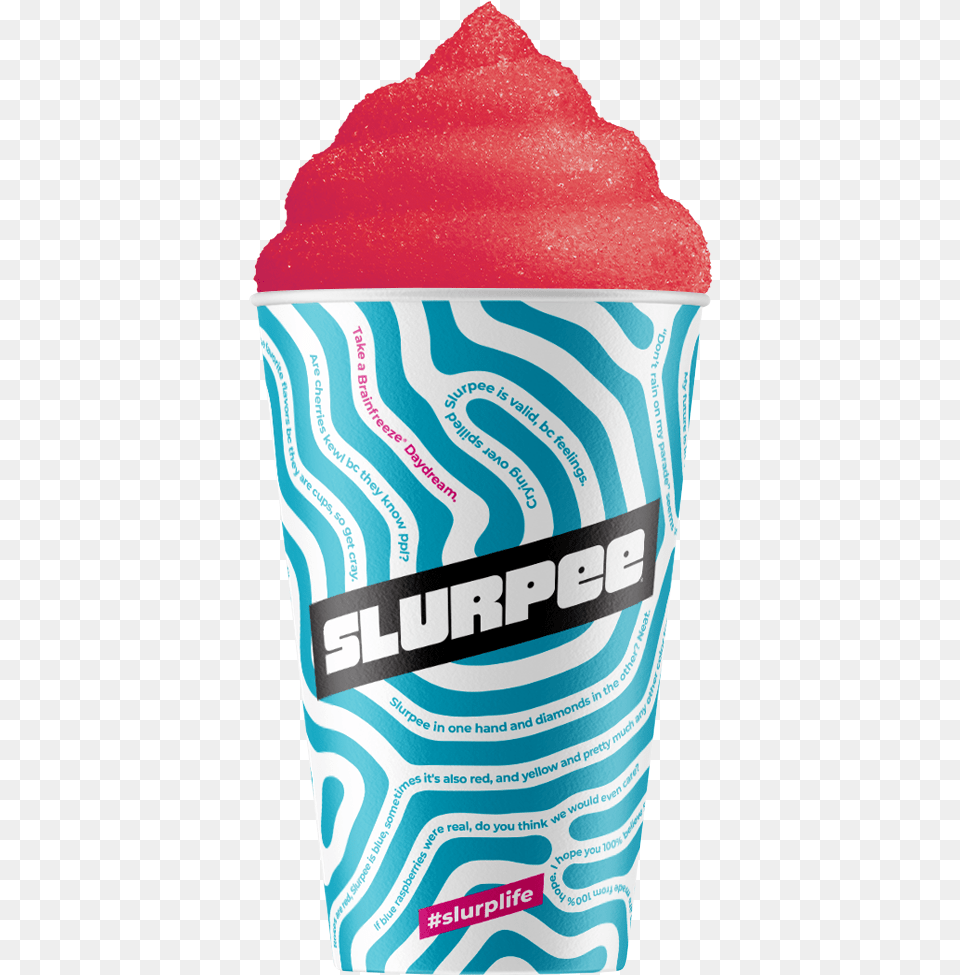 New Slurpee Flavors Old Favorites Water Bottle, Cream, Dessert, Food, Ice Cream Png Image