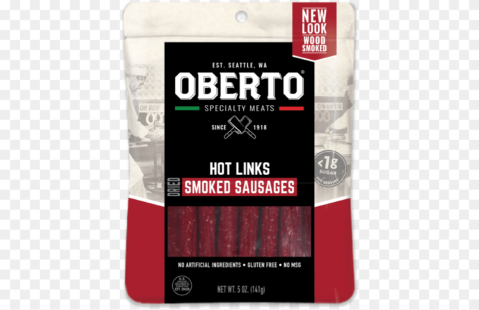 New Smoked Sausage U2014 Oberto Oberto Original Beef Jerky, Advertisement, Poster, Adult, Bride Png Image