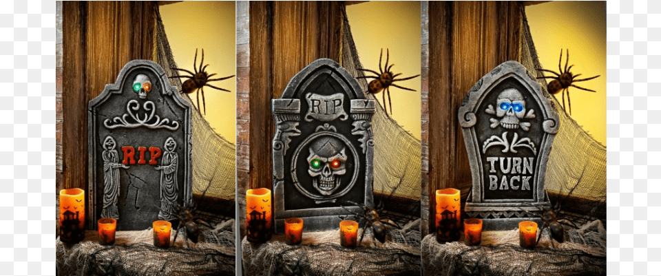 New Spooky Halloween Light Up Large Tombstone Grave Headstone, Cup, Altar, Architecture, Building Png Image