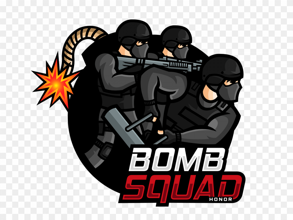 New Squad Available Bomb Honor Gaming Network Bombs Squad, Ninja, Person, Armor, Military Png