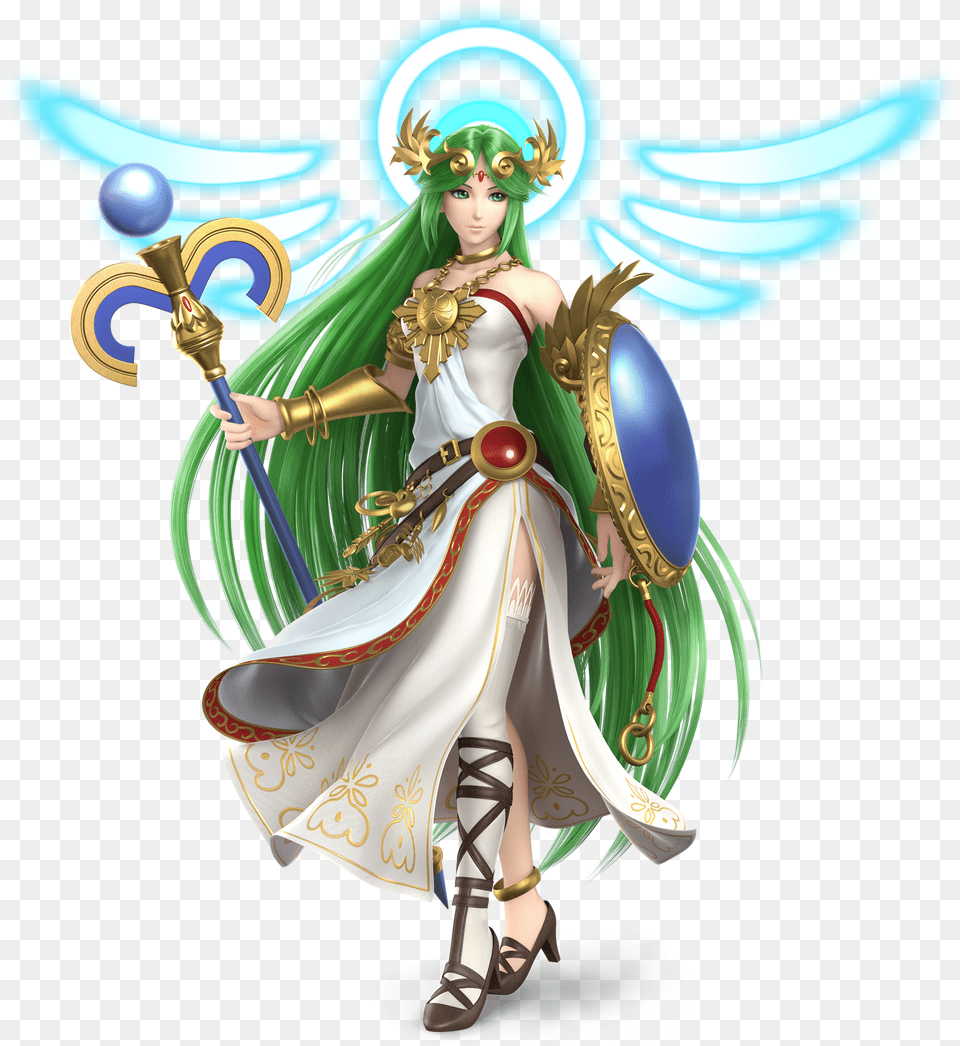 New Ssbu Artwork Source Gaming Super Smash Bros Ultimate Palutena, Book, Comics, Publication, Adult Png