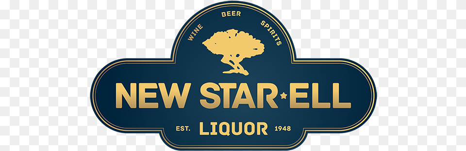 New Star Ell Liquor Label, Logo, Architecture, Building, Factory Png Image