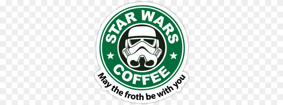 New Star Wars May The Froth Be With You Star Wars Coffee Square, Logo, Baby, Person, Disk Free Png Download