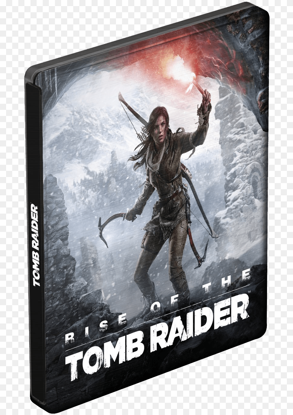 New Steel Box For Rise Of The Tomb Raider Steelbook Tomb Raider, Adult, Female, Person, Woman Png Image