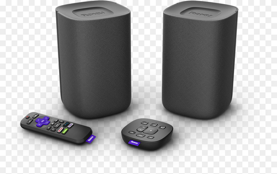 New Stereo Speakers Are Positioned As A Soundbar Roku Wireless Speakers, Electronics, Remote Control, Speaker Free Png Download