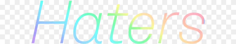 New Sticker Haters Arcoiris Letras Tumblr Colorfulness, Light, Text, Number, Symbol Png