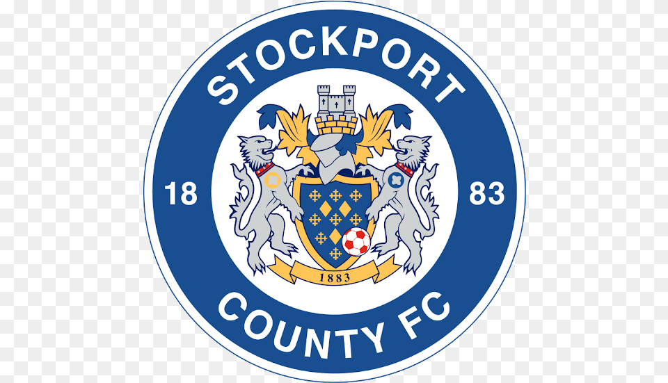 New Stockport County 2020 Logo Revealed Stockport County Fc Logo, Badge, Emblem, Symbol, Baby Free Transparent Png