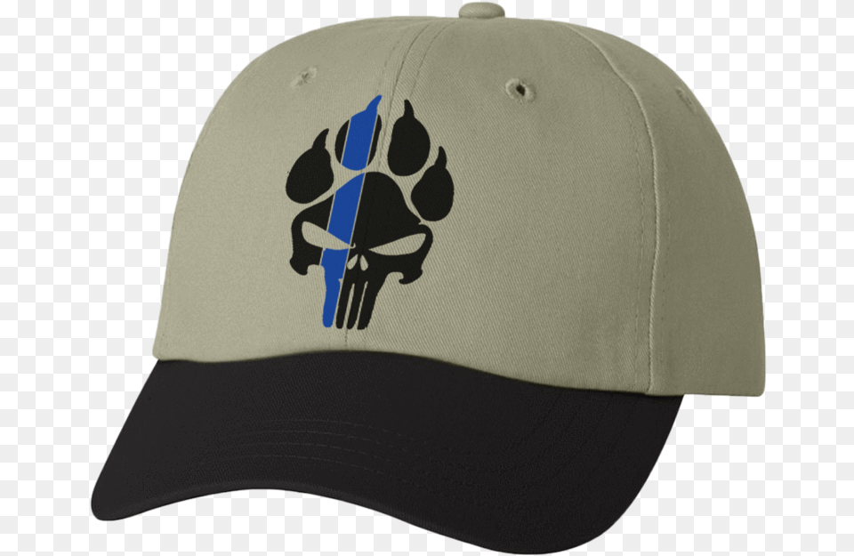 New Style K9 Punisher Dad Hat Valucap 6440 Brush Twill Econ Cap Priceeach Khakinavy, Baseball Cap, Clothing Png Image