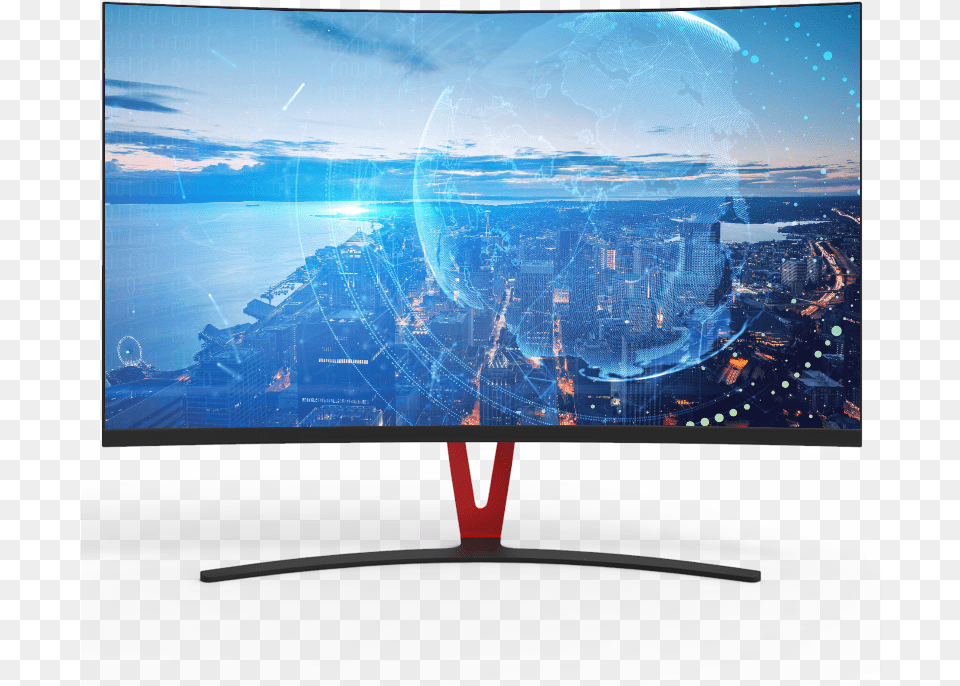 New Style Mva Panel 27 Inch Curved Screen Desktop Pc Led Backlit Lcd Display, Computer Hardware, Electronics, Hardware, Monitor Free Png Download