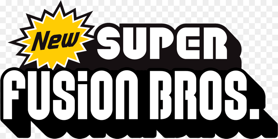 New Super Fusion Bros New Super Mario Bros, Logo, Text Png