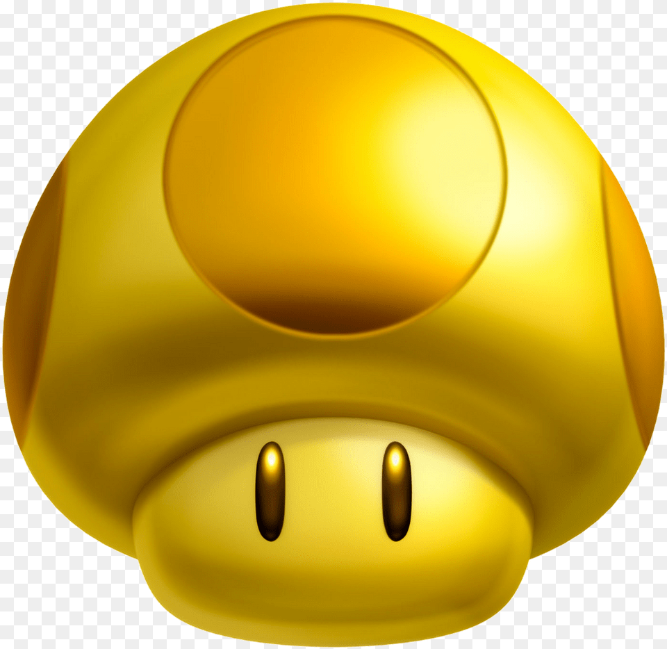 New Super Mario Bros 2 Gold Mushroom, Lighting, Sphere, Helmet, Lamp Free Png