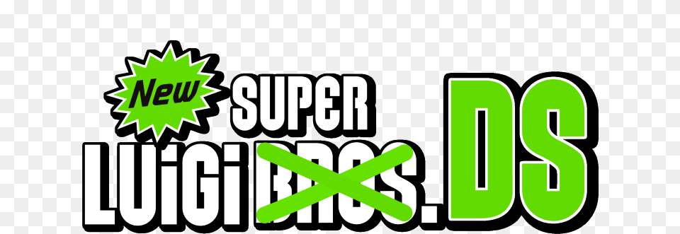 New Super Mario Bros Ds, Green, Logo, Dynamite, Weapon Free Transparent Png