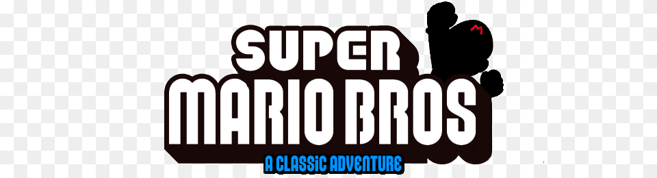 New Super Mario Bros Ds Logo Classic Hacks Super Mario Bros, Sticker, People, Person, Text Png