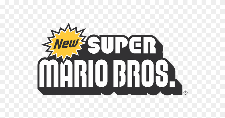 New Super Mario Bros Ds New Super Mario Logo, Sticker, Dynamite, Weapon, Text Free Png Download
